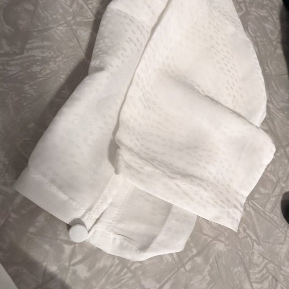 NWT Express White Double Button Wrap Top Small - Picture 10 of 10